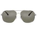 Ray-Ban Chromance RB3587 Polarised Sunglasses - Silver Mirror 2