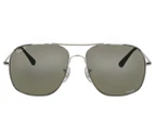 Ray-Ban Chromance RB3587 Polarised Sunglasses - Silver Mirror