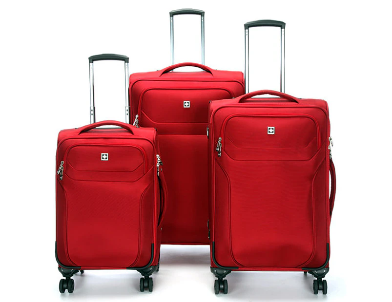 Suissewin - Swiss luggage - 3-Piece Set SN6005A&B&C-red
