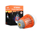 Enkeeo Mosquito Zapper Lantern - Portable, Waterproof Bug Killer with 2000 mAh Rechargeable Battery-Orange