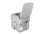 Weisshorn 20L Portable Outdoor Camping Toilet - Grey
