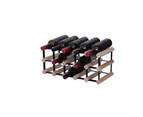 Borders 12/15 Bottle DIY KIT- 2x5 Pocket- Natural Pine - The Wine Rack Guru