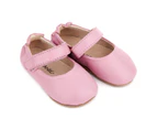 SKEANIE Leather Mary-Jane Pre-walker Shoes in Pink