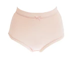 Passionelle Womens Ribbed Pastel Cotton Briefs (Pack Of 3) (Pastel) - WU158