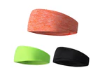 Select Mall Headband Moisture Wicking Workout Sweatbands Running,Yoga Bike Helmet - GREEN