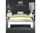 Artiss Single Wooden Bed Base Frame Size JADE Timber Mattress Platform