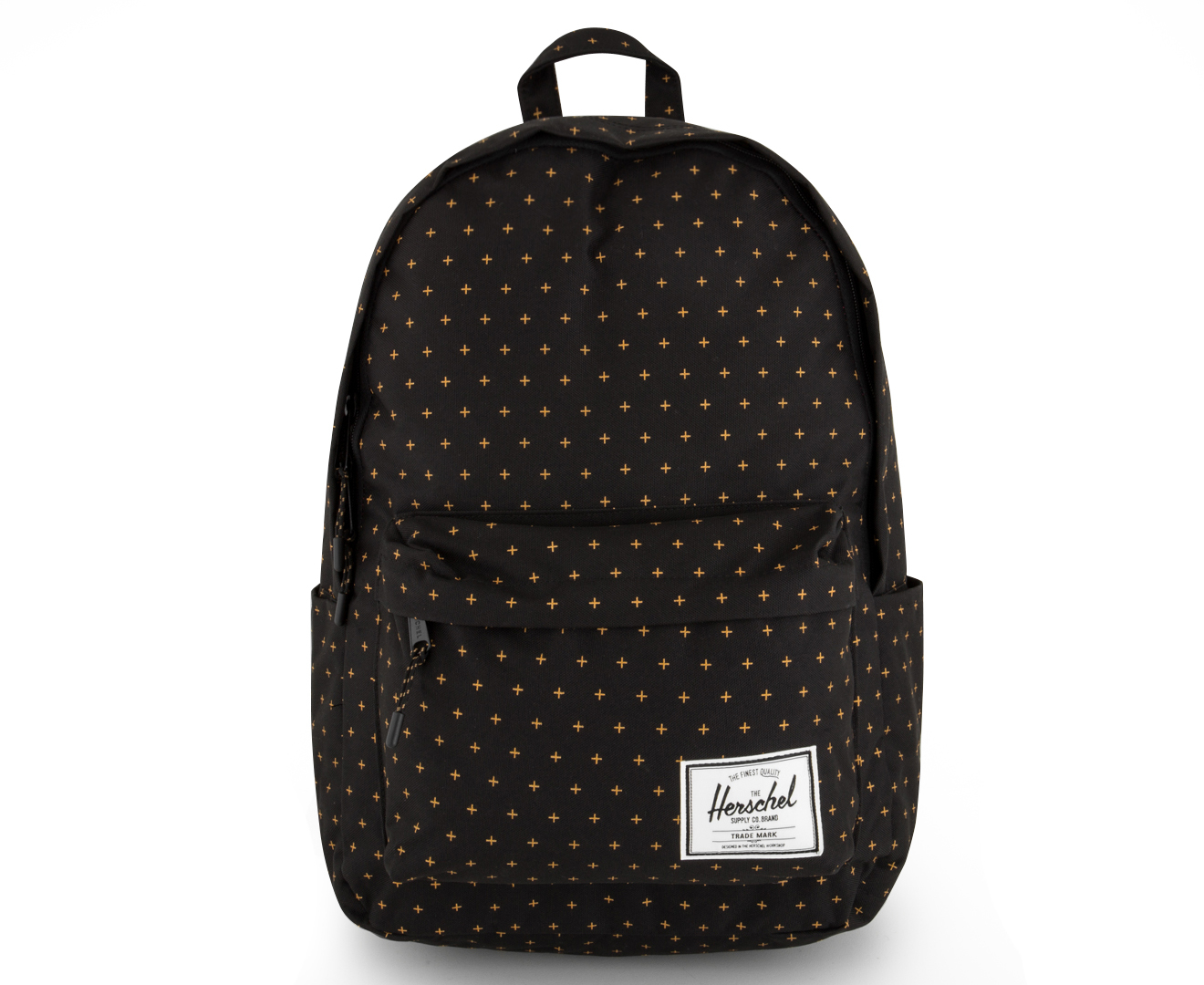 Black gridlock gold top herschel