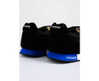 Le Coq Sportif Mens Alpha Sport Sneakers In Black Suede Leather Mens