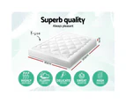Giselle Bedding KING 1000GSM Diamond Pillowtop Mattress Topper Protector Cover K