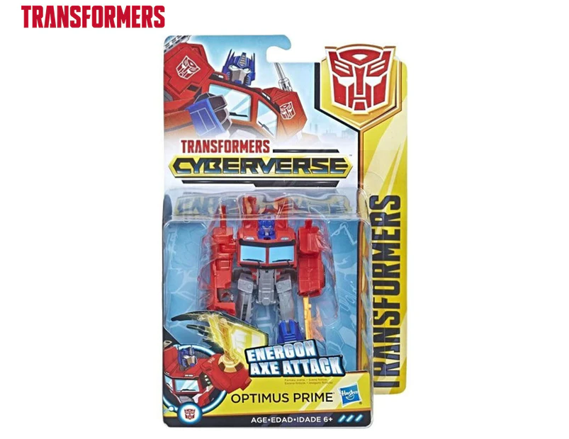 Transformers Cyberverse Optimus Prime Warrior Class 5.4" Action Figure