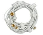 Maine & Crawford 10m 11W Outdoor String Marquee Lights - White/Warm White 6
