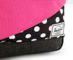 Herschel Supply Co. Kids' 9L Heritage Backpack - Black/Polka Dot/Pink  