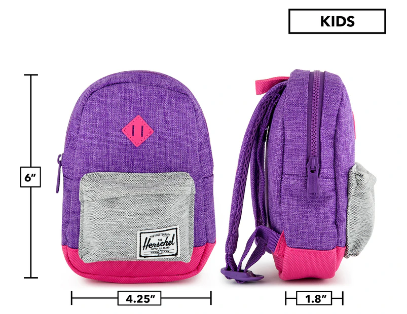 Herschel Supply Co. Kids' Heritage Mini Accessory Case - Pink/Lavender/Grey  