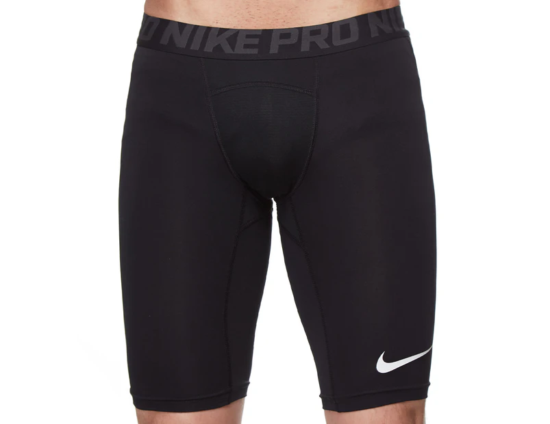 Nike Pro Men's Long Training Shorts - Black/Anthracite/White