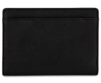 Michael Kors Jet Set Travel Medium Card Case Carryall - Black