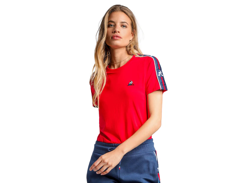 Le Coq Sportif Women's Nadine Tee / Tshirt / T-Shirt - Red