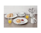 Athena Hotelware Round Mugs 280ml - Microwave & Oven Safe - White