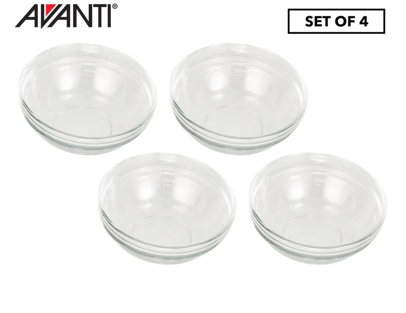 Avanti 9cm Glass Pinch Bowls Set of 4