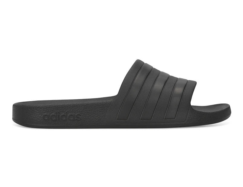 Adidas Unisex Adilette Aqua Slides - Core Black