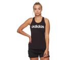 Adidas Women's Essentials Linear Slim Tank Top - Black/White
