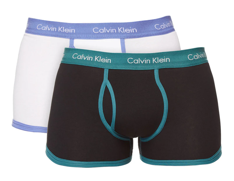 Calvin Klein Men's Trunk 2-Pack - Black/White