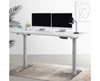 Artiss Standing Desk Sit Stand Table Height Adjustable Motorised Laptop Computer Table Riser Home Office Workstation Dual Motor Frame w/ 160cm Dekstop