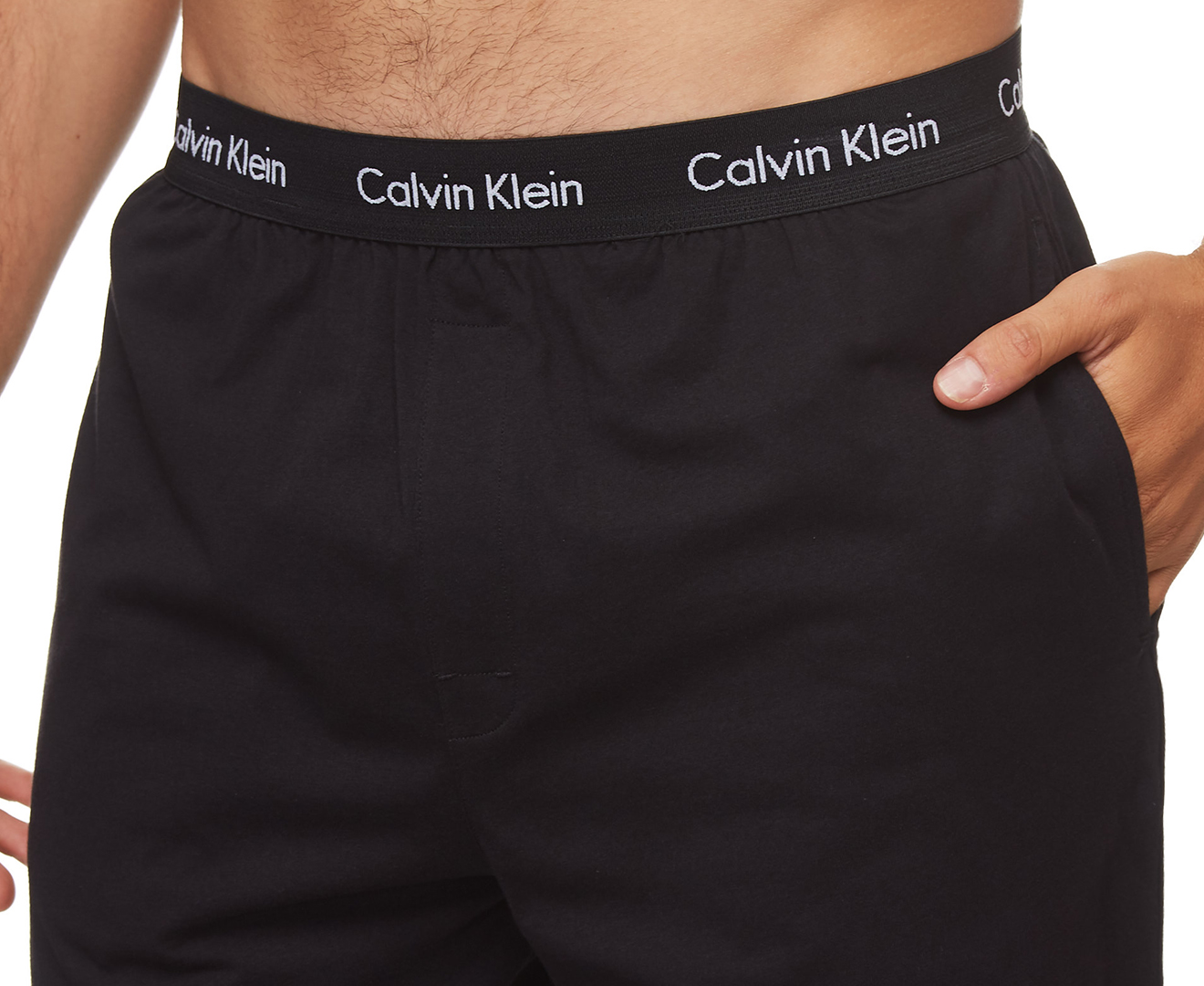 Calvin Klein Men's Sleep Pant - Black | Catch.com.au