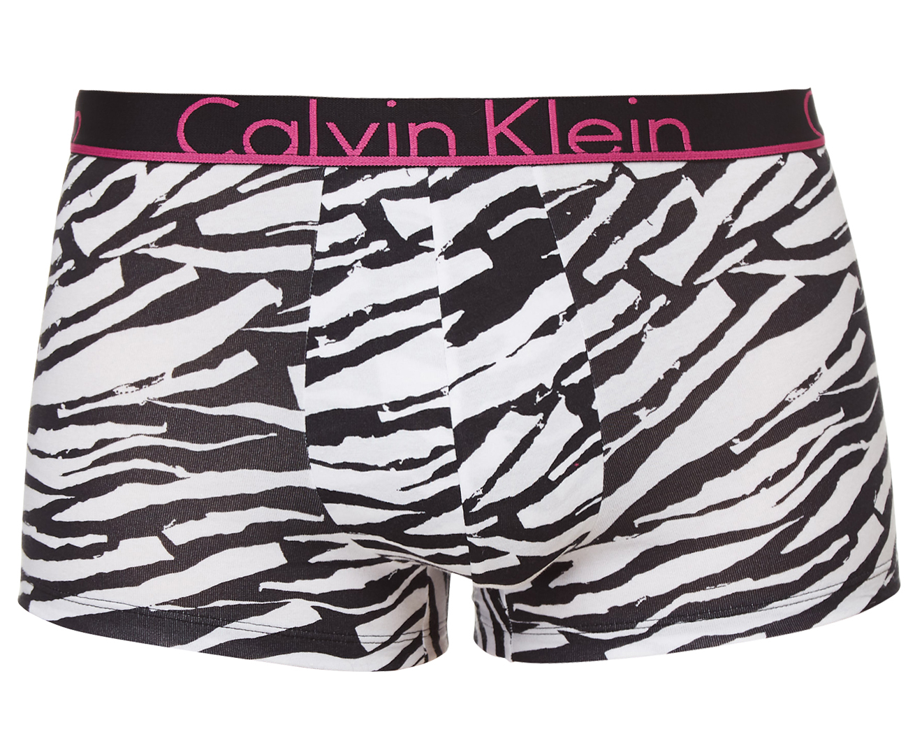 Calvin Klein Men's Size S ID Cotton Trunk - Print Black | Catch.co.nz