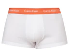Calvin Klein Men's Size XL Low Rise Trunks 3-Pack - White Multi