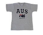 Kids Baby T-Shirt Australia Souvenir Cotton Sz 0-14 AUS Flag