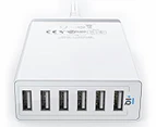 Anker PowerPort 6-Port 60W Wall Charger - White