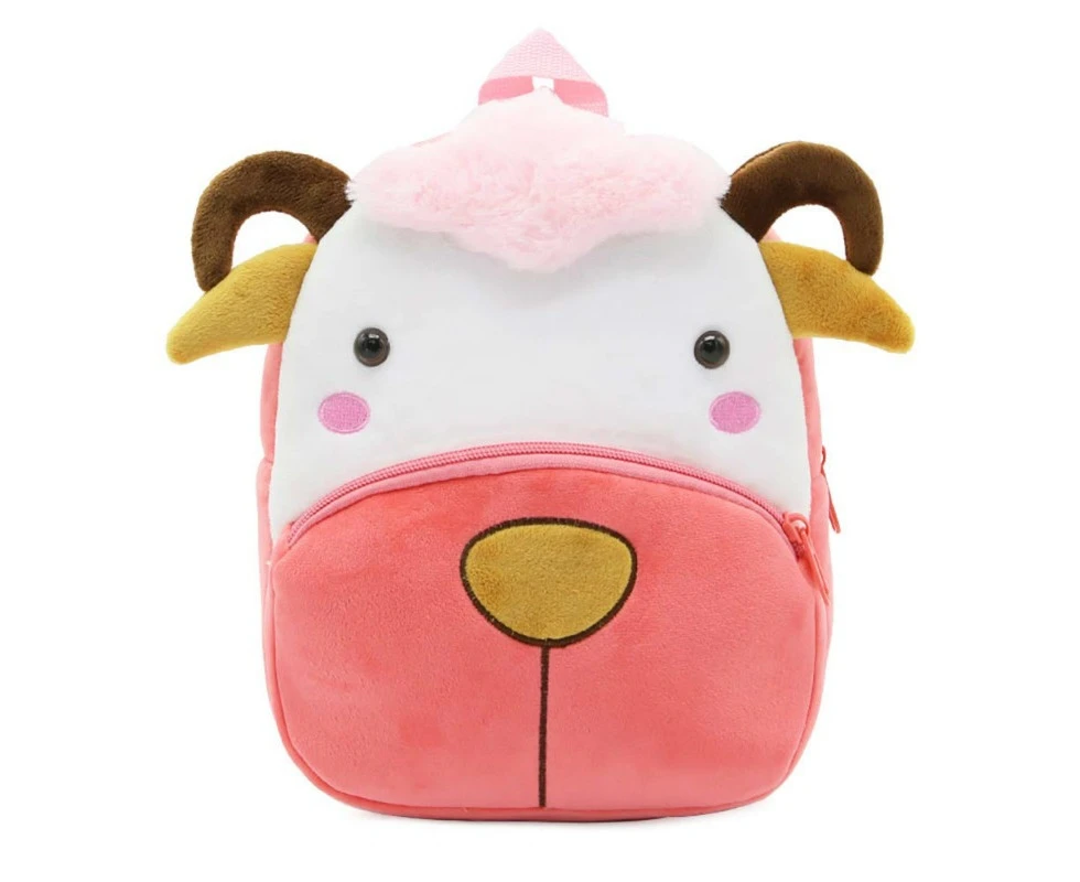 OUTNICE Mini Toddler Backpack Cute Animal Rucksack for Little Boys Girls - Pink