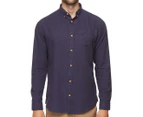 Common People Men's Buzzard Long Sleeve Shirt - Blue 