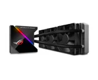 ASUS ROG RYUJIN 360 All in one Liquid Cooler with LiveDash color OLED, Aura Sync RGB and 3x Noctua iPPC 2000 PWM 120mm radiator fans CPU Socket Suppo