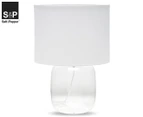 Salt & Pepper Casper Table Lamp - White 