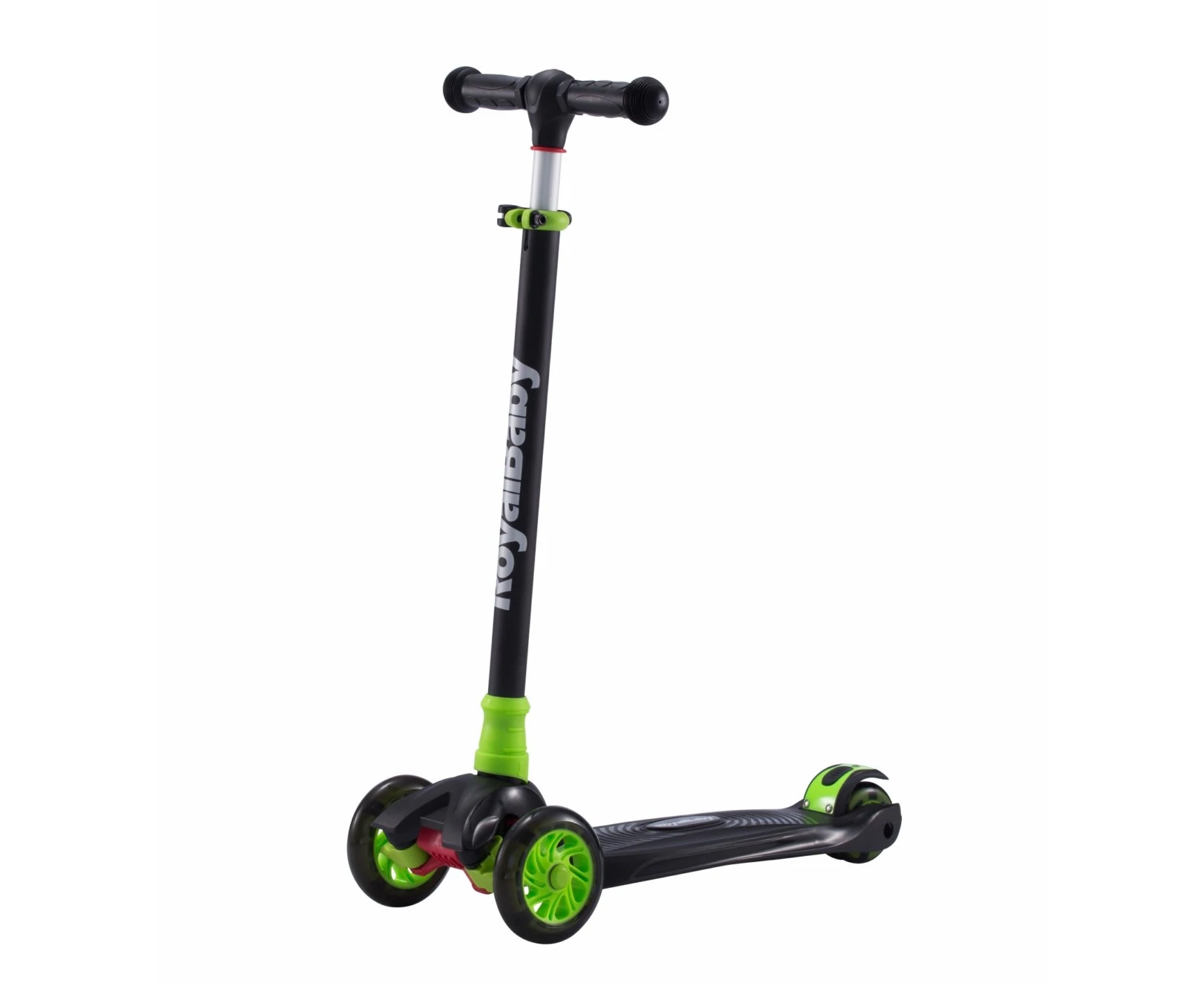 RoyalBaby Kids 3 Flashing Wheels Scooter Childrens Adjustable Height Green