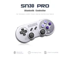8Bitdo SN30 Pro Wireless Bluetooth Controller with Classic Gamepad Joystick-Plum