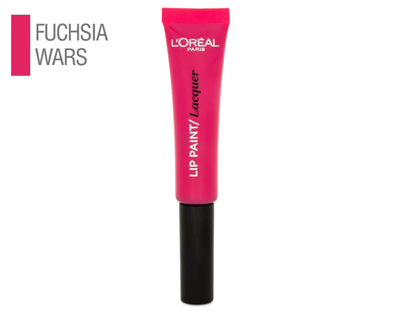 L'Oréal Lip Paint/Lacquer Liquid Lipstick 8mL - #103 Fuschia Wars 