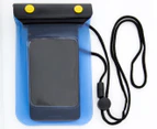 Caribee Waterproof Phone / Keys  Neck Pouch - Blue/Black