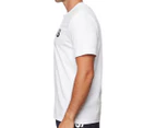 Adidas Men's Essentials Linear T-Shirt - White/Black