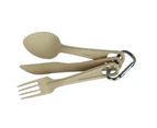 All Natural Cutlery 3PC Sand