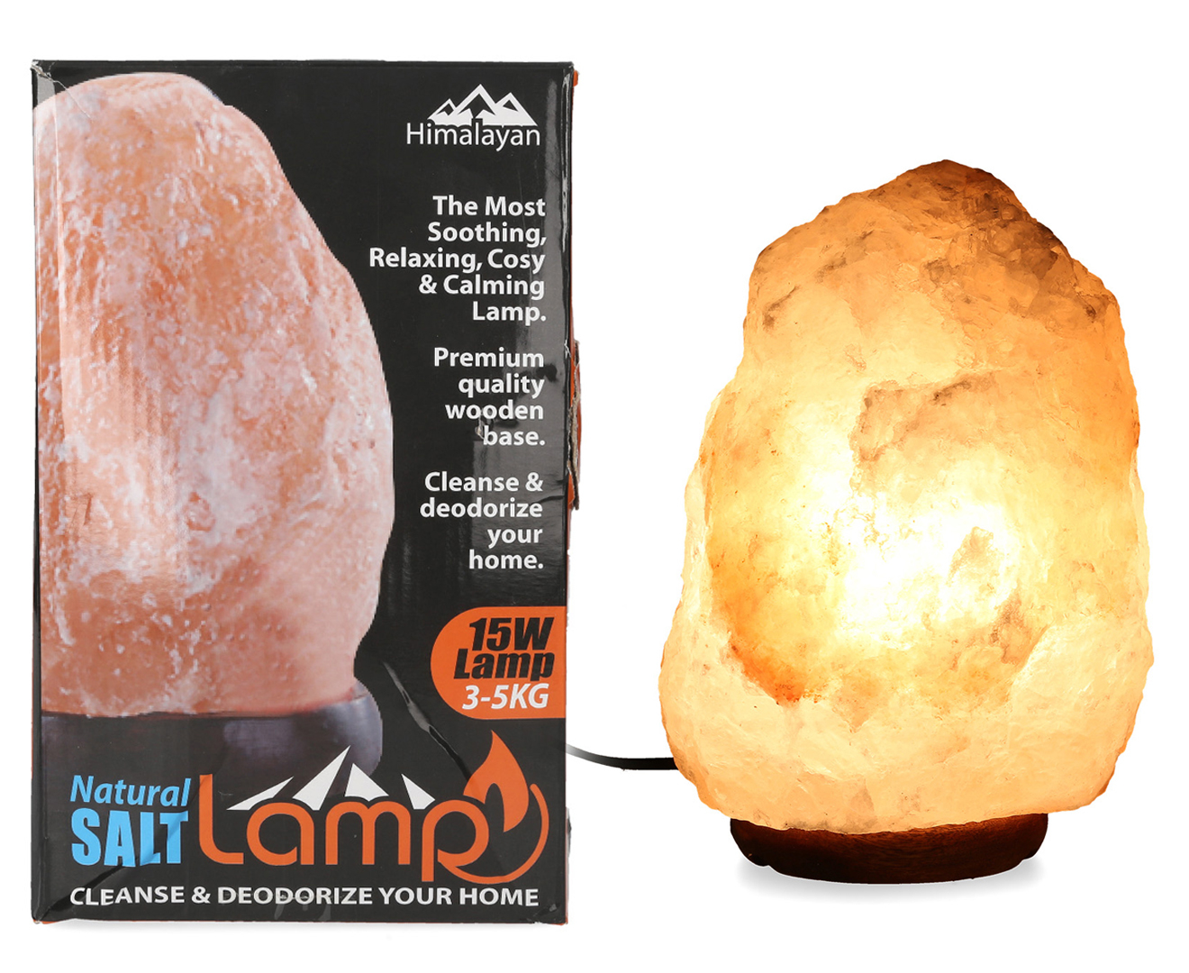 mountain gold salt lamp