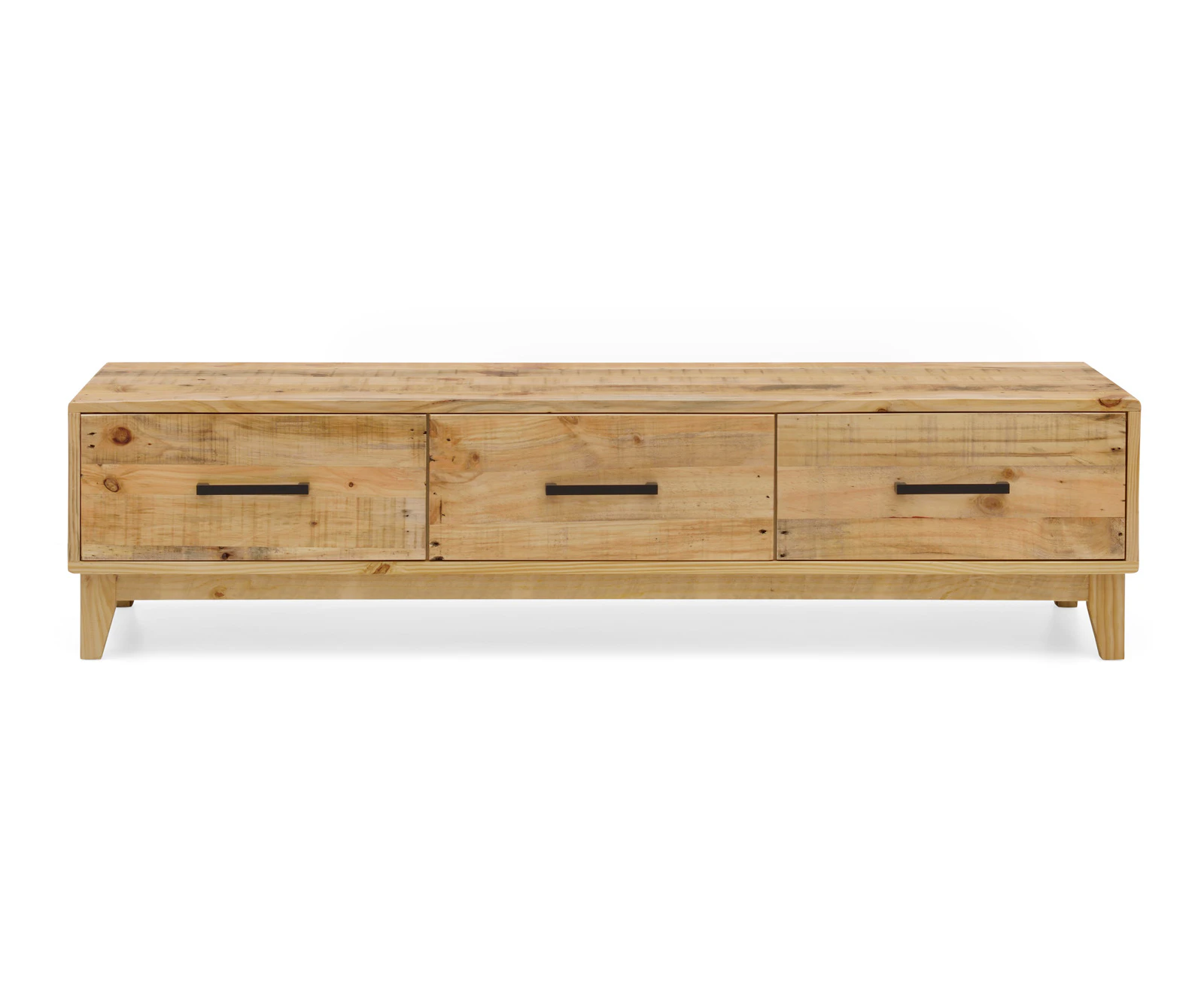 Portland Solid Recycled Pine Timber TV Entertainment Unit