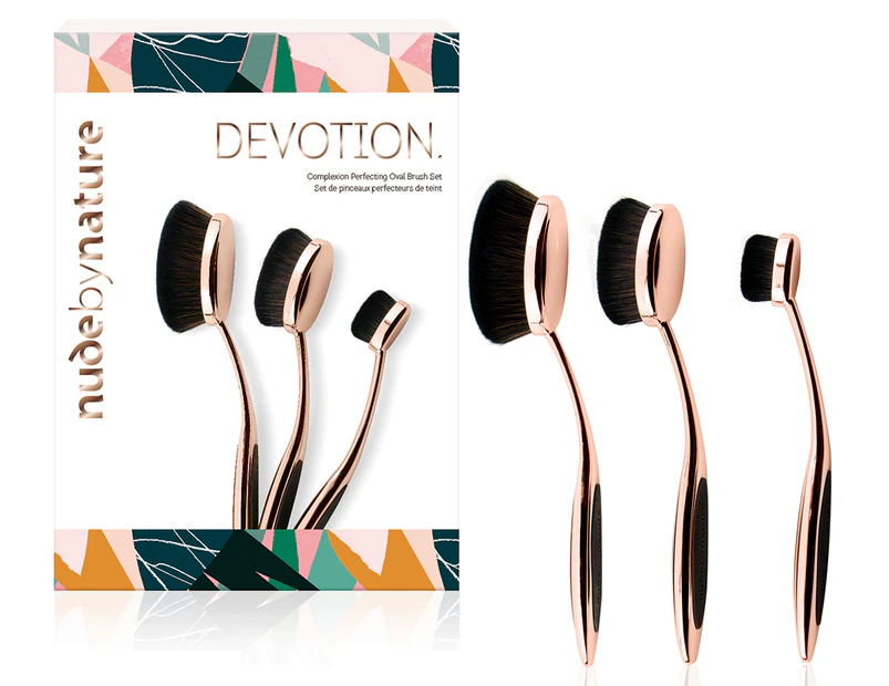 Nude By Nature Devotion Oval Brush Set