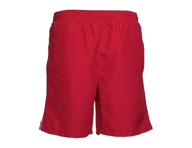 Gamegear® Track Sports Shorts / Mens Sportswear (Red/White) - BC439