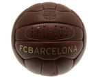 FC Barcelona Official Retro Heritage Ball (Brown) - TA1117