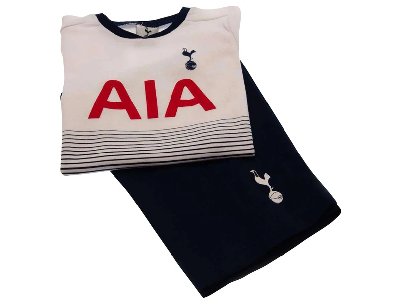 Tottenham Hotspur FC Childrens/Kids T Shirt And Short Set (Navy/White) - TA2393