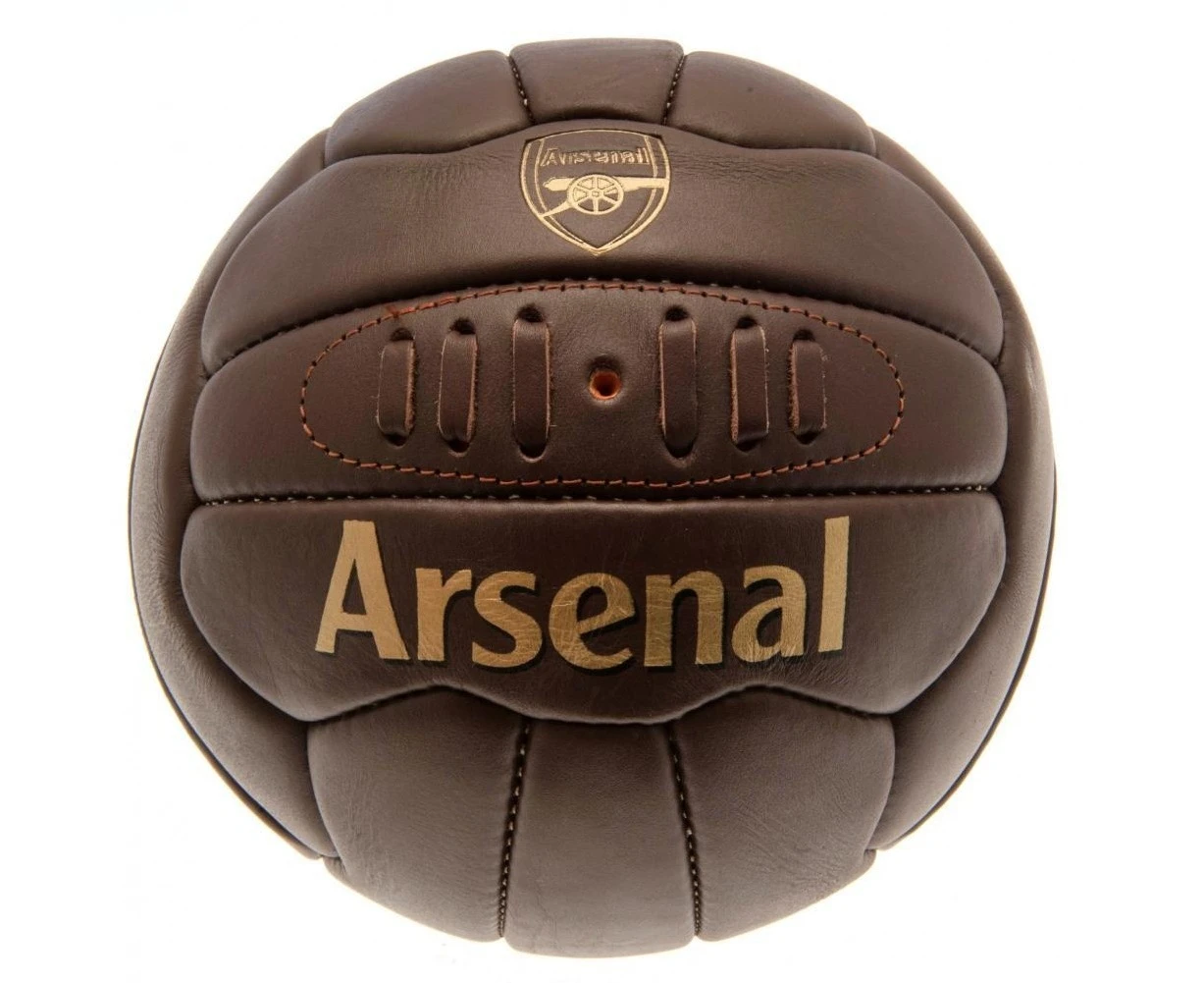 Arsenal FC Official Retro Heritage Ball (Brown) - TA1115