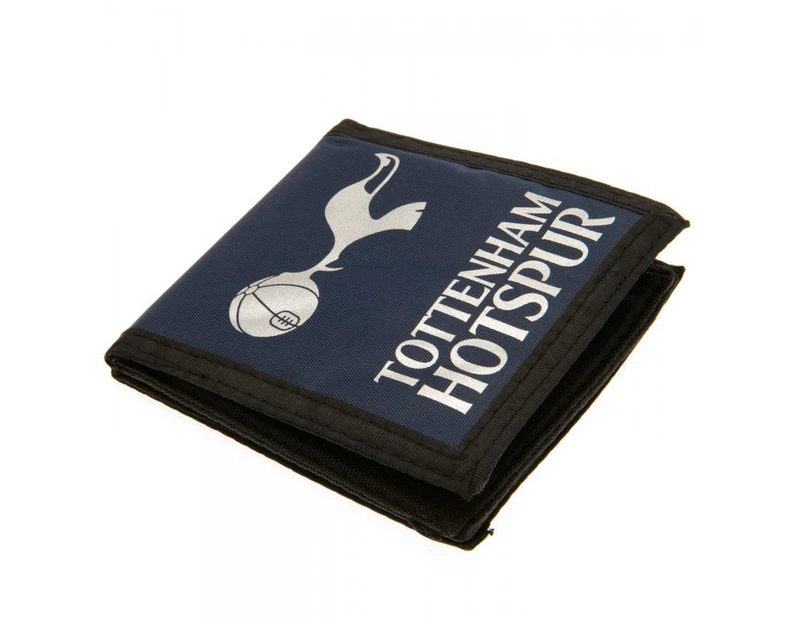 Tottenham Hotspur FC Touch Fastening Canvas Wallet (Navy/Black/White) - TA3488