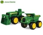 John Deere Mini Sandpit Tractor & Dump Truck Set 1